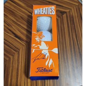 Titleist Tiger Woods Golf Balls in Orange Wheaties Box